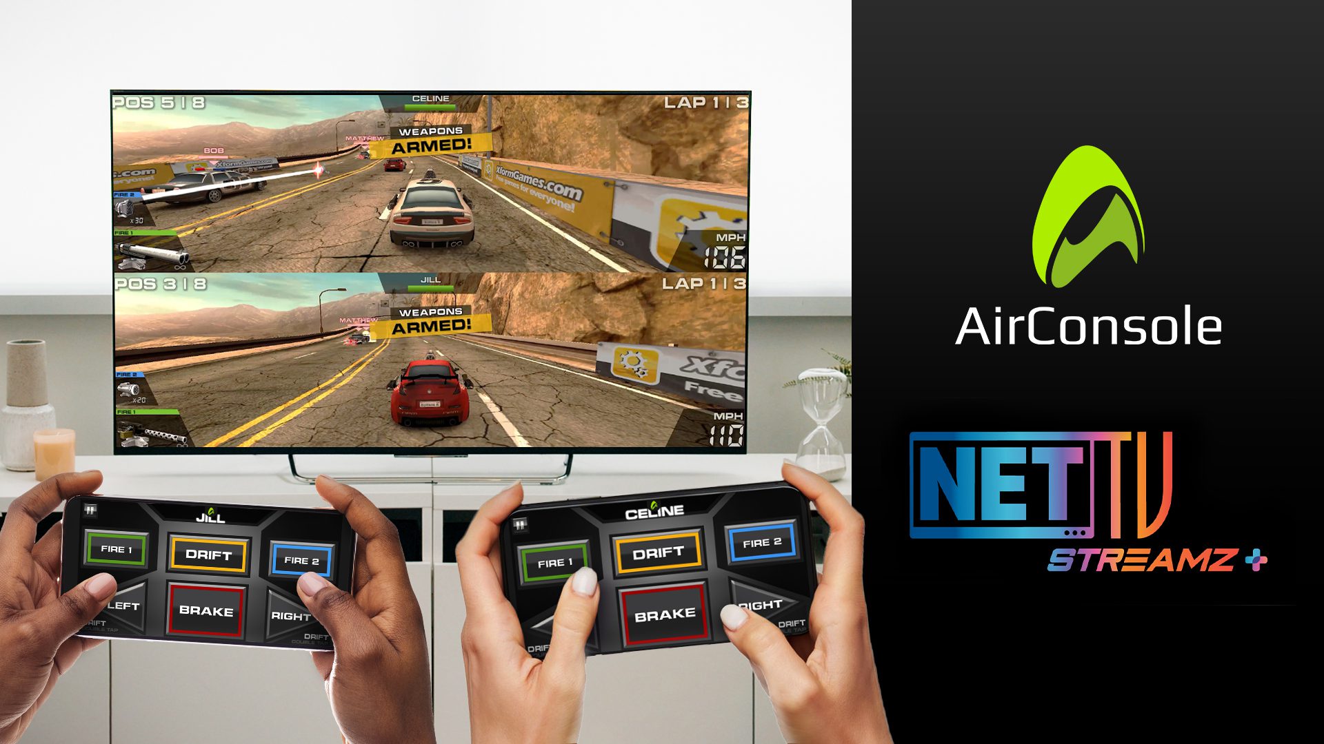 AirConsole NETTV Partnership